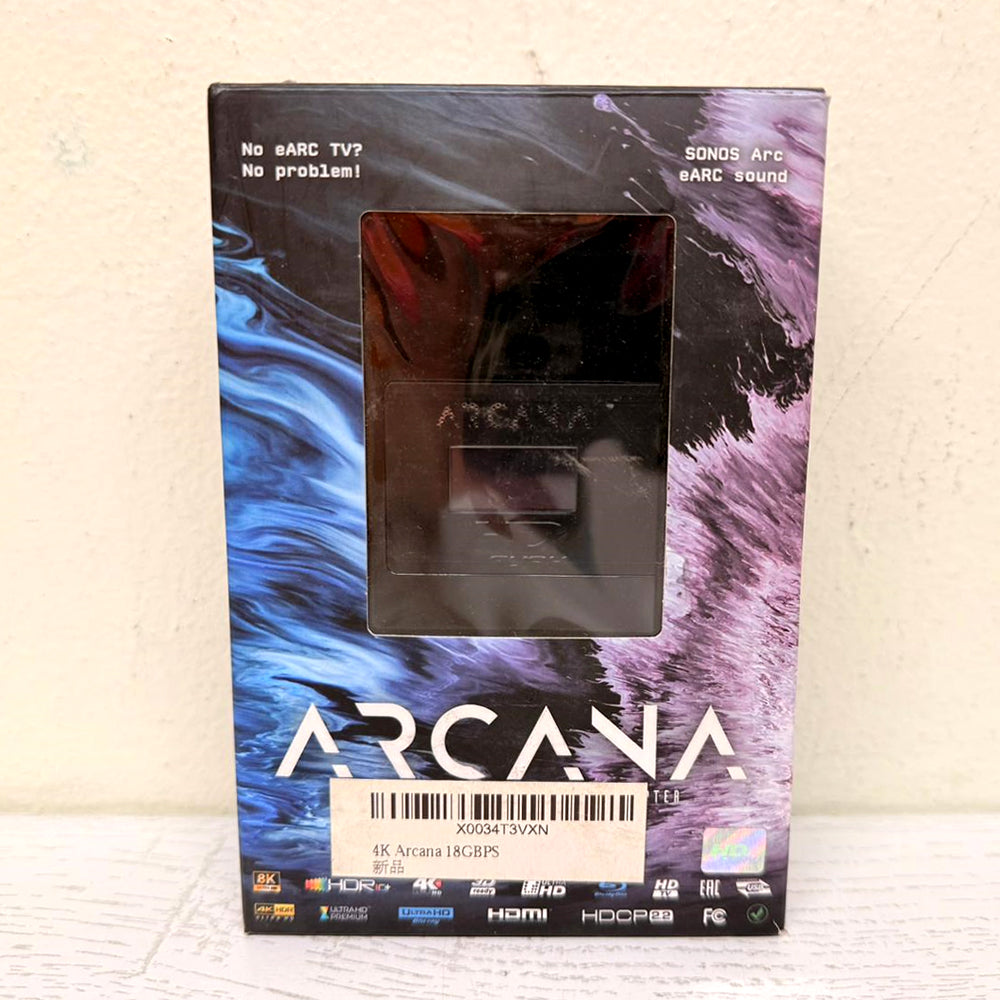 4K Arcana 18Gbps HDMI eARC Adapter – Dolby Atmos Support, Brand New