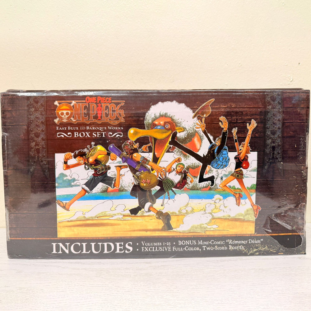 One Piece Manga Box Set: East Blue & Baroque Works – Volumes 1–23 (Shonen Jump) – Brand New