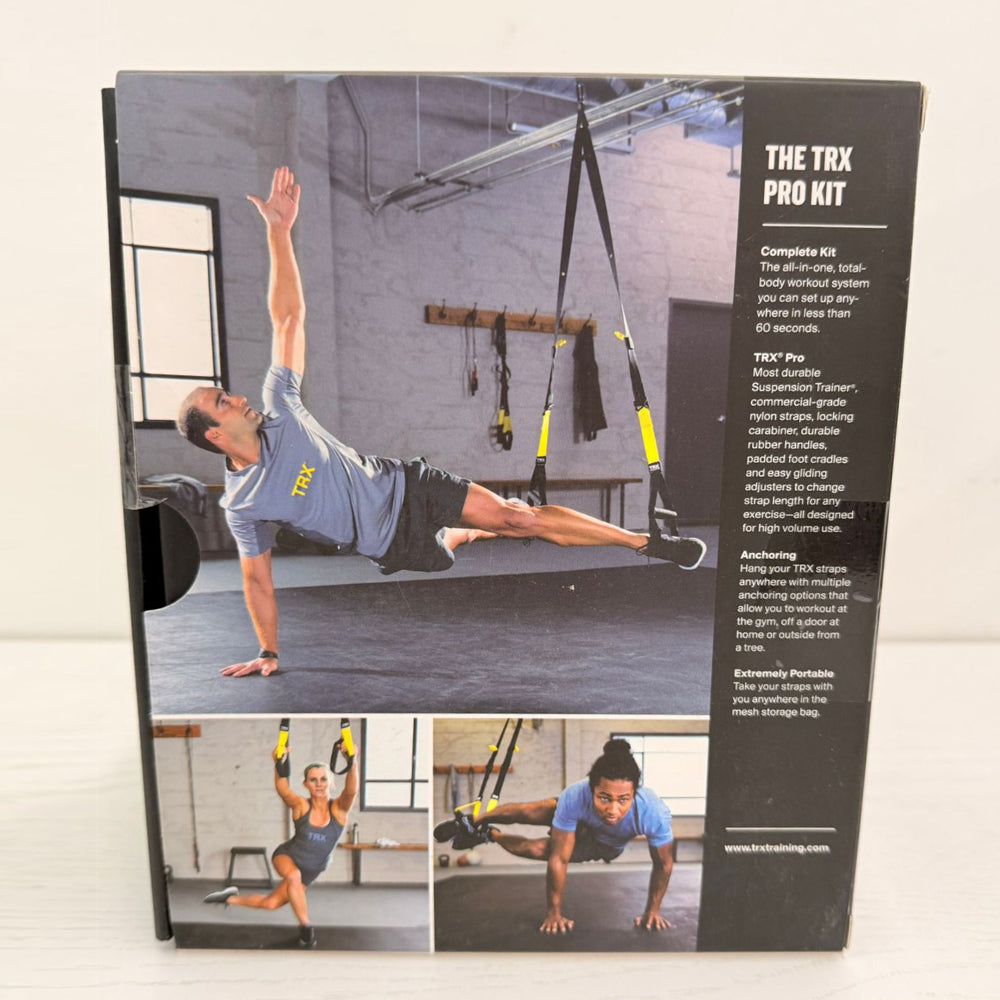 TRX PRO All-in-One Suspension Training Kit – Full Body Workout System with Anchors & Digital Workouts (Brand New)