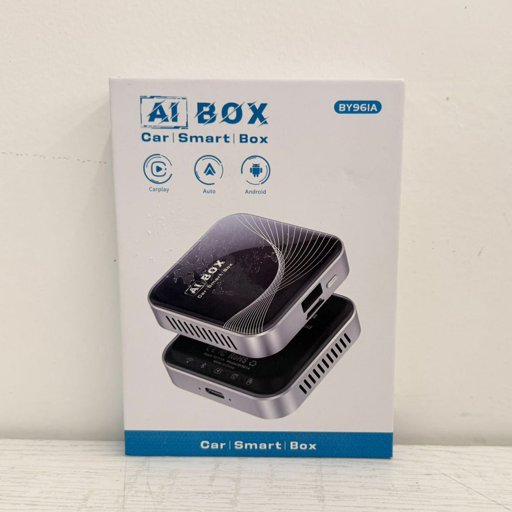 3-in-1 Wireless CarPlay & Android Auto Adapter AI Box – BY96IA – Brand New