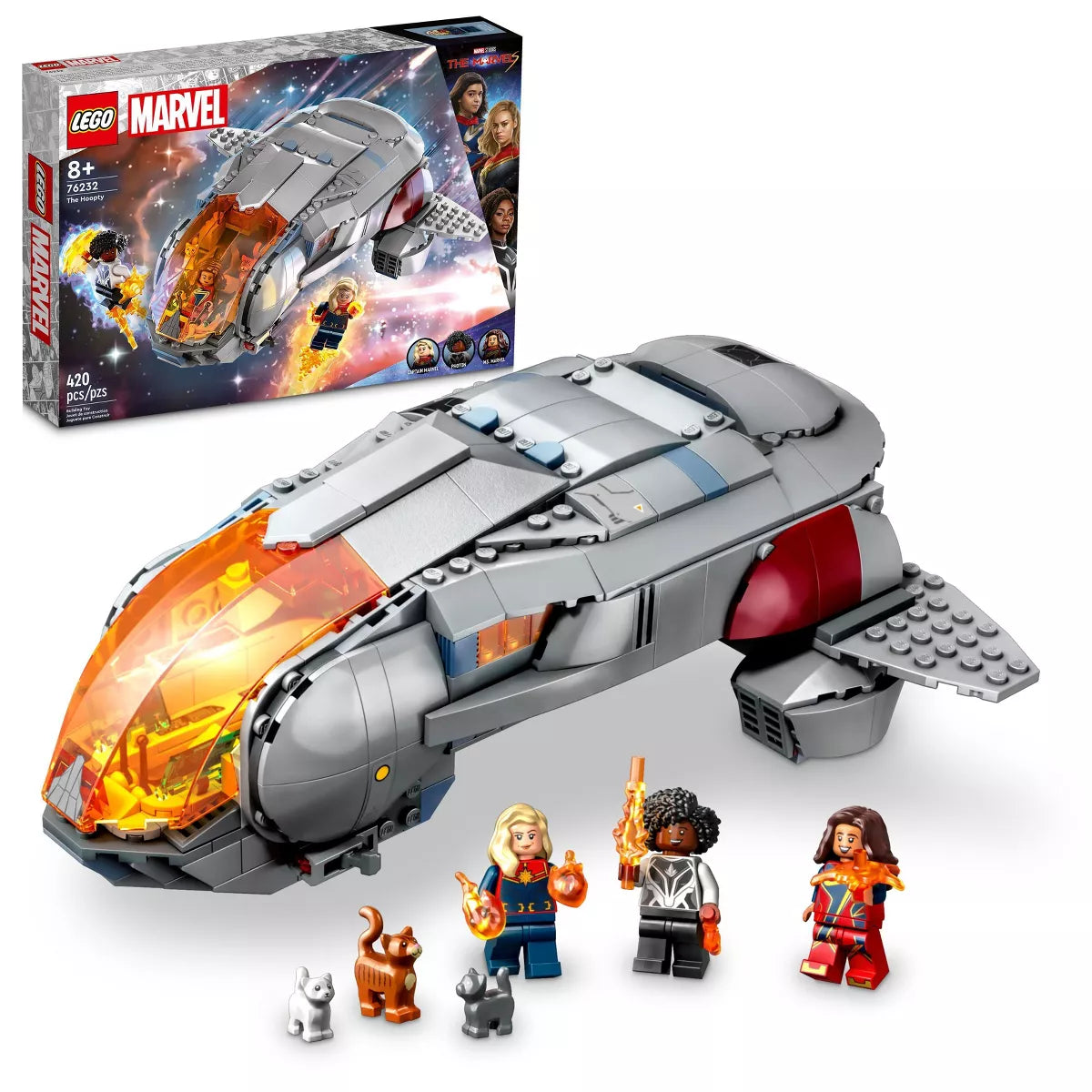 LEGO Marvel The Hoopty Super Hero Spaceship Building Toy Set 76232 (Brand New)