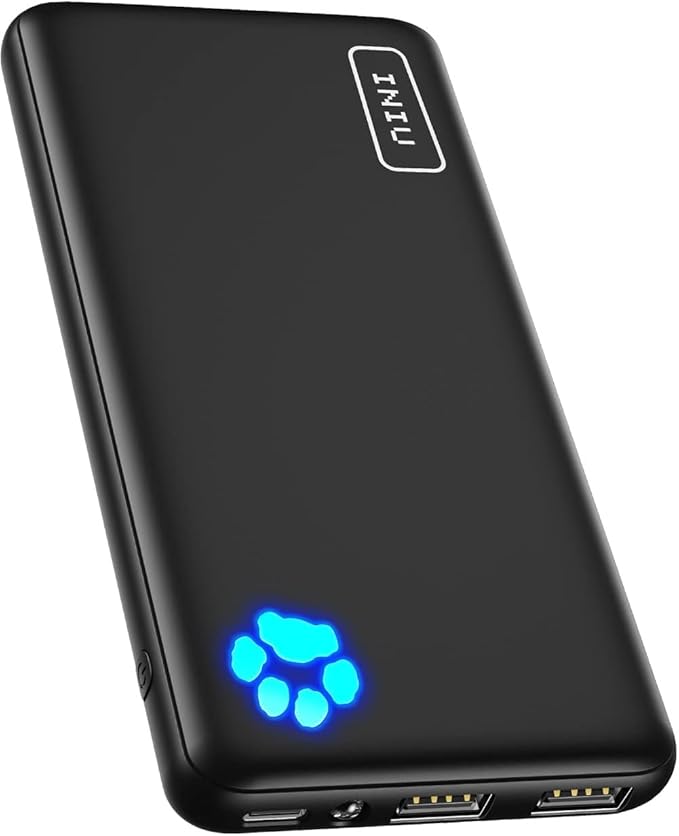 INIU Portable Charger, Slimmest 10000mAh Power Bank (Open Box)