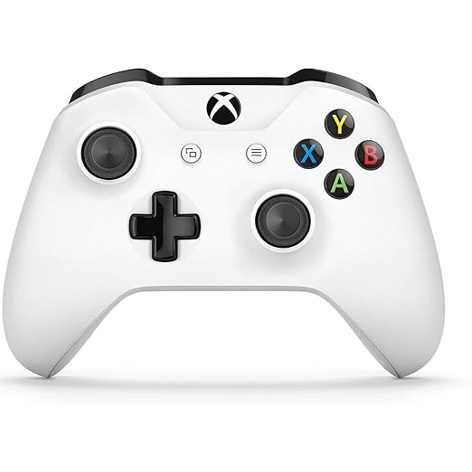 Microsoft Xbox One Wireless Video Gaming Controller, White (Renewed) (Incomplete)