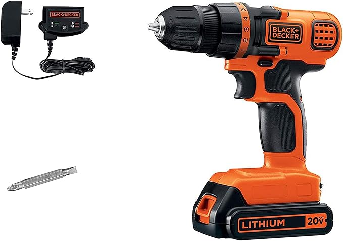 BLACK+DECKER 20V MAX Cordless Drill and Driver, 3/8 Inch (Brand New)