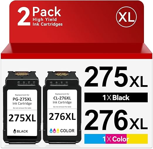 PG-275XL/CL-276XL Compatible Ink Cartridges for Canon (Brand New)