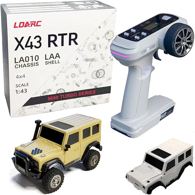 LDARC 1:43 Scale Mini RC Crawler RTR (Lighty Used)