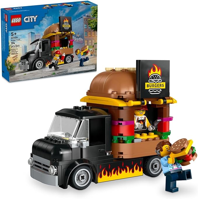 LEGO City Burger Truck Toy Building Set (60404)