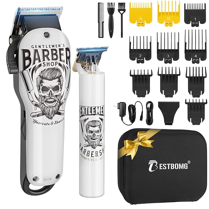 BESTBOMG Hair Clippers &Trimmer Set (Highly Used)