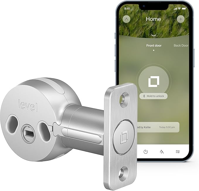 Level Bolt Smart Deadbolt – Upgrade Your Lock Without Replacing Existing Hardware &amp; Keys