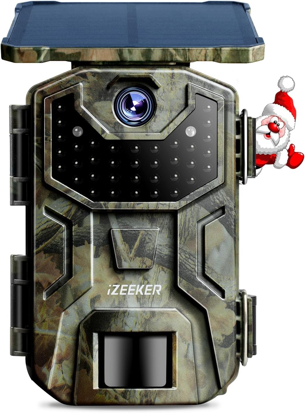 iZEEKER Solar Trail Camera 36MP 2.7K with Night Vision &amp; Motion Detection (Open Box)