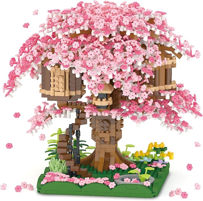 Cherry Blossom Bonsai Tree Building Set (Brand New)