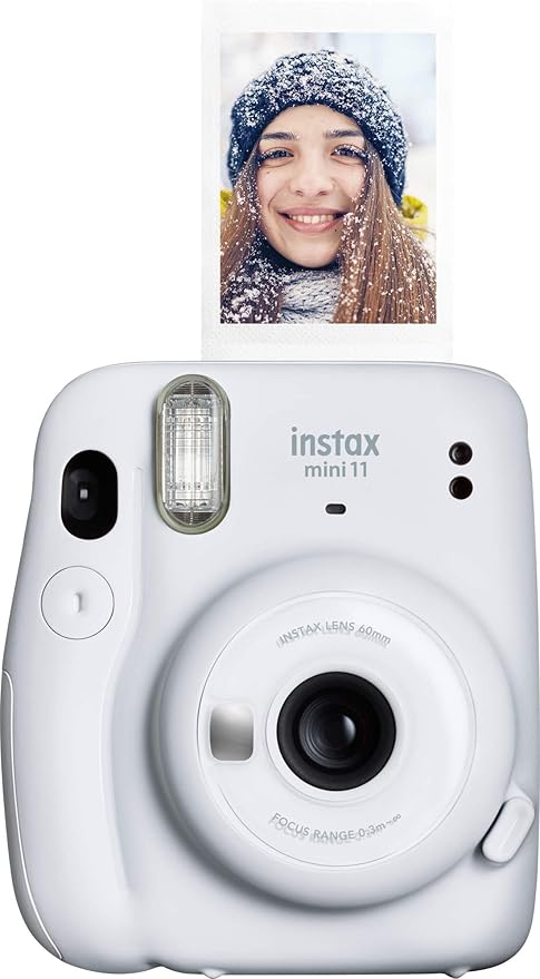 Fujifilm Instax Mini 11 Instant Camera – Ice White (Open Box/ Lightly Used)