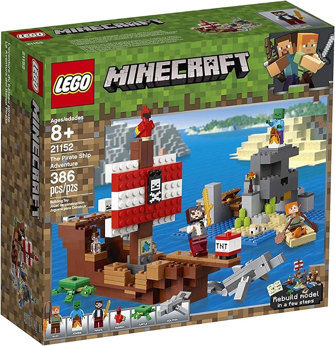 LEGO® Minecraft The Pirate Ship Adventure (21152) (Brand New)