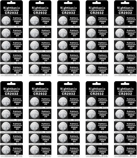 50 Pcs Pack - CR2032 3V Lithium Button Cell Coin Batteries (Brand New)