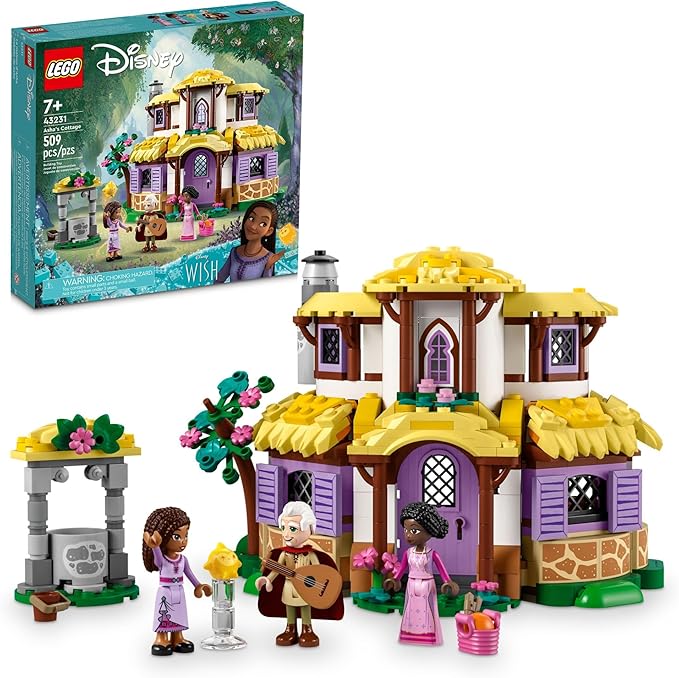 LEGO Disney Wish: Asha’s Cottage 43231 Building Toy Set (Brand New)