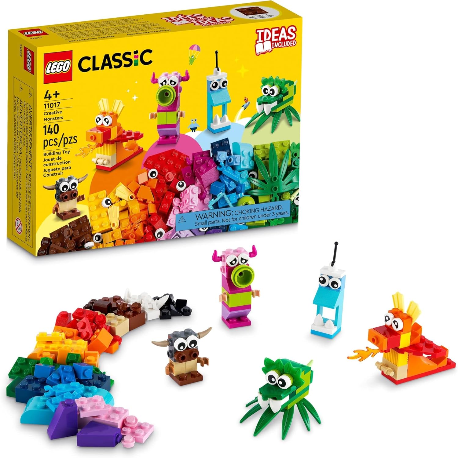 LEGO Classic Creative Monsters 11017 Building Toy Set (Brand New)