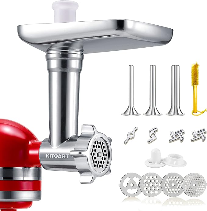 Kitoart Stainless Steel Meat Grinder (Open Box)