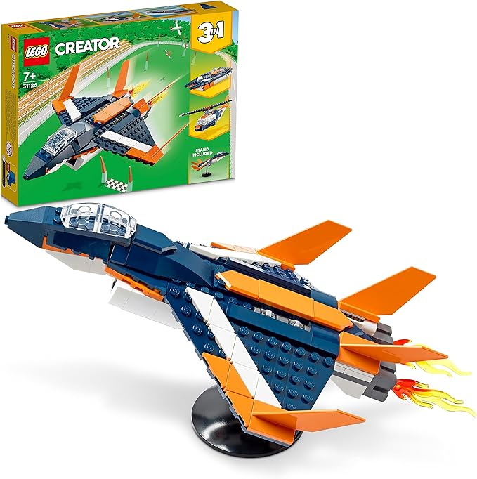 LEGO® Creator 3-in-1 Supersonic Jet (31126) (Brand New)