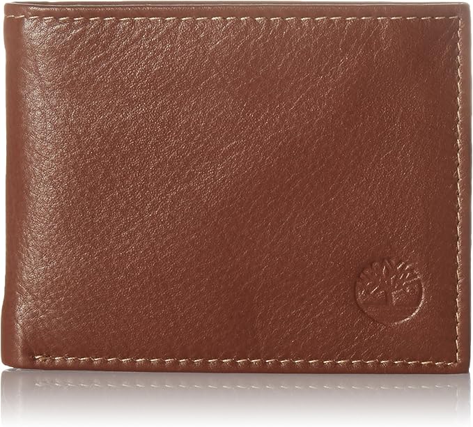 Timberland Men's Wellington Leather RFID Bifold Wallet (Lightly Used)