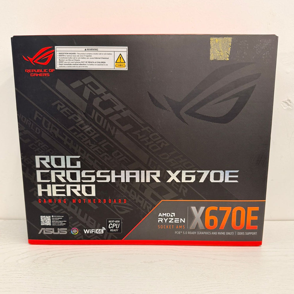 ASUS ROG Crosshair X670E Hero, a high-performance ATX gaming motherboard (Brand New)
