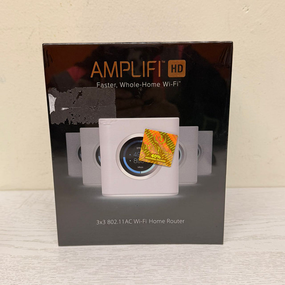 AmpliFi HD Whole Home Wi-Fi Router by Ubiquiti – Touchscreen Display, 802.11AC, 3x3 MIMO – Brand New