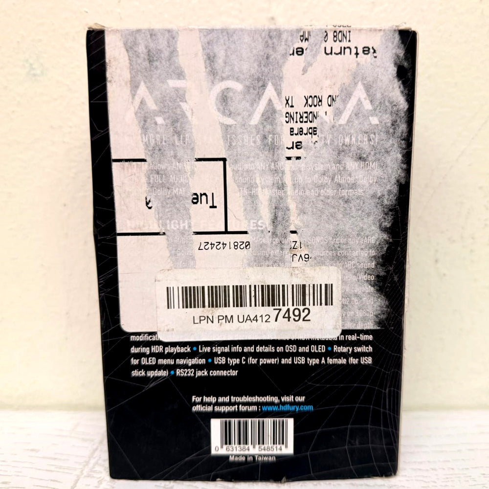 4K Arcana 18Gbps HDMI eARC Adapter – Dolby Atmos Support, Brand New