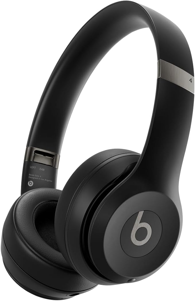 Beats Solo 4 - Wireless Bluetooth On-Ear Headphones - Black