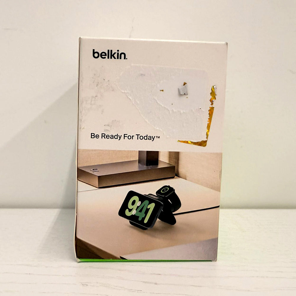 Belkin BoostCharge Pro 2-in-1 Magnetic Charging Travel Pad – 15W Qi2 MagSafe-Compatible Wireless Charger – Black – Brand New