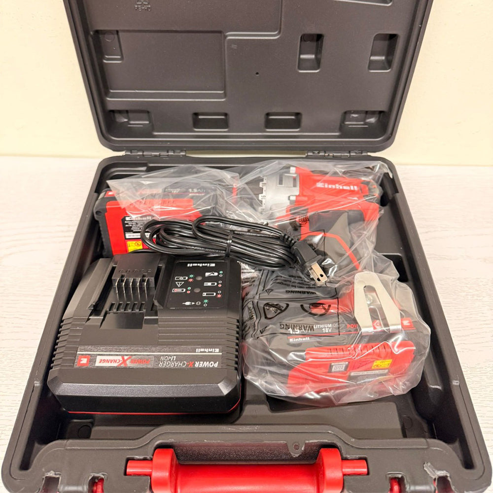 Einhell TE-CD 18/2 Li Kit 18V Cordless Drill/Driver with 2x Batteries + Charger – (Brand New)