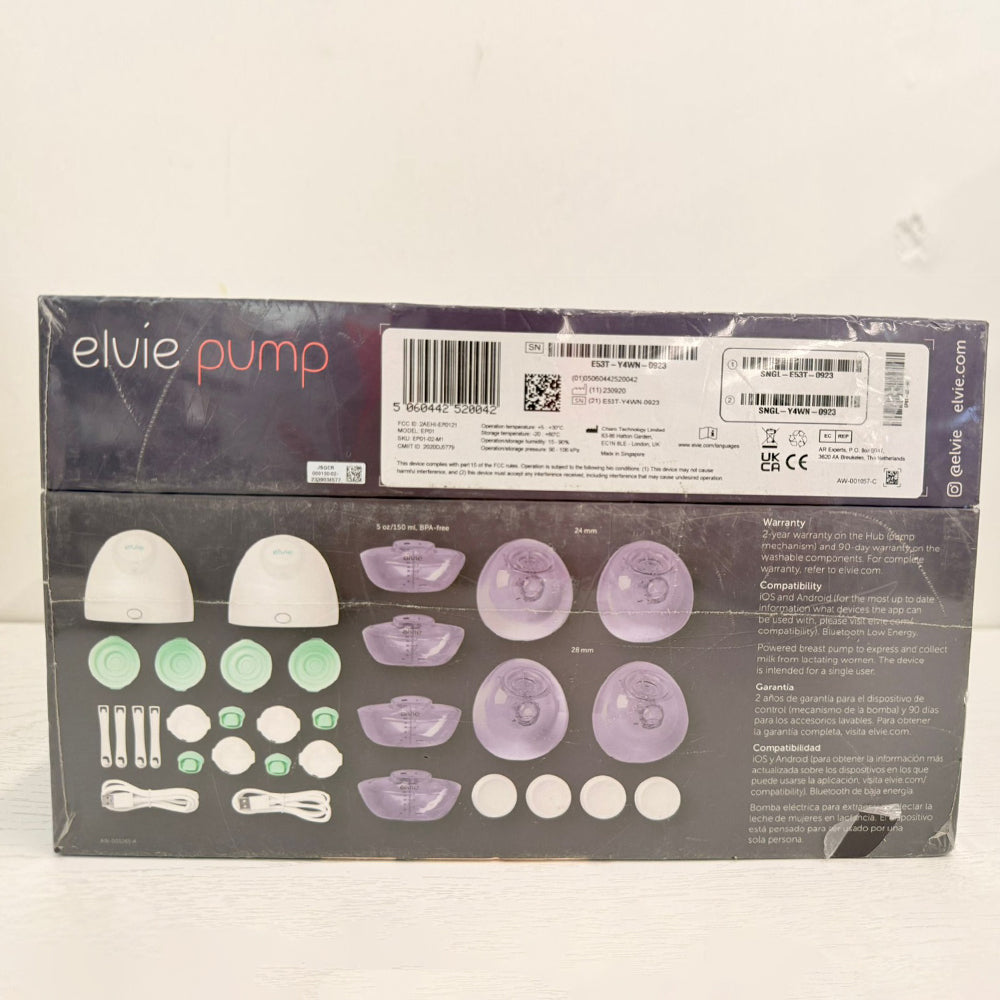 Elvie Pump – Hands-Free Wearable Electric Double Breast Pump (Silent, App-Controlled) - Brand New