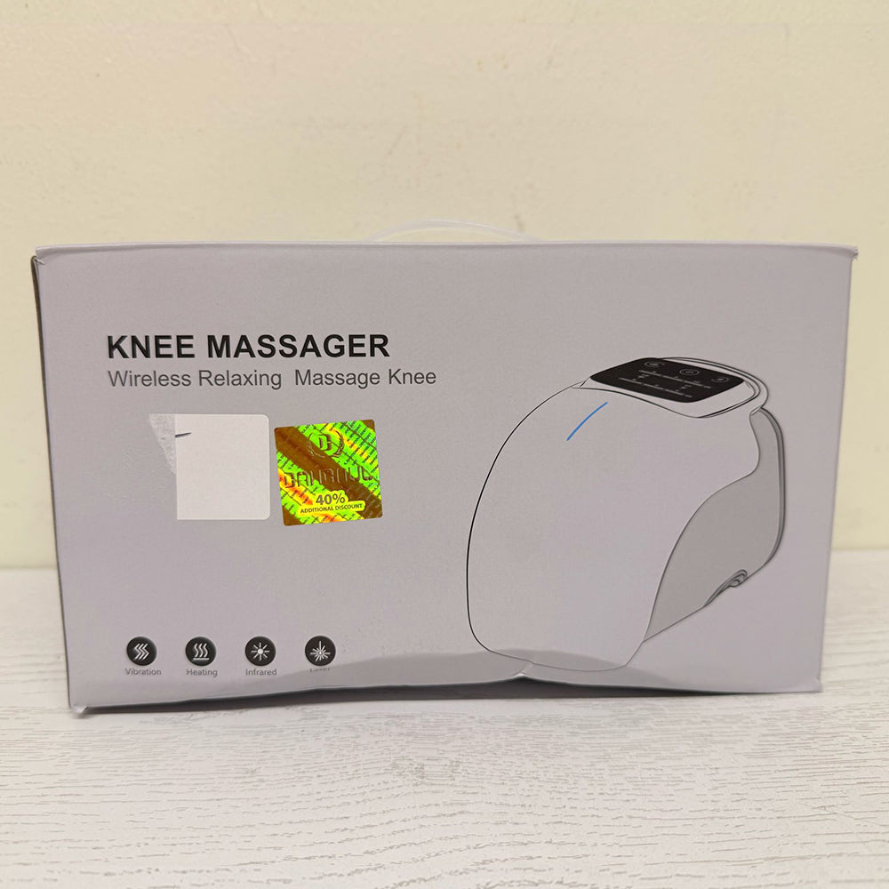 FOCHIER F Knee Massager – Wireless Heated Vibration Therapy with Infrared, LED Touchscreen & Adjustable Straps – Rechargeable for Joint Pain Relief (Lightly Used)