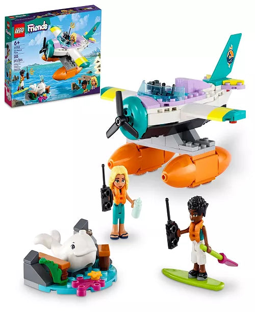 LEGO Friends Sea Rescue Plane Toy Adventure Building Set 41752