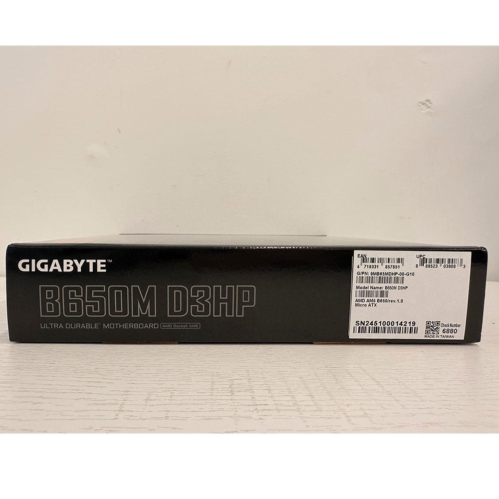 GIGABYTE B650M D3HP Micro-ATX Motherboard – AMD Ryzen, DDR5, PCIe 4.0, 5-Year Warranty (Brand New)