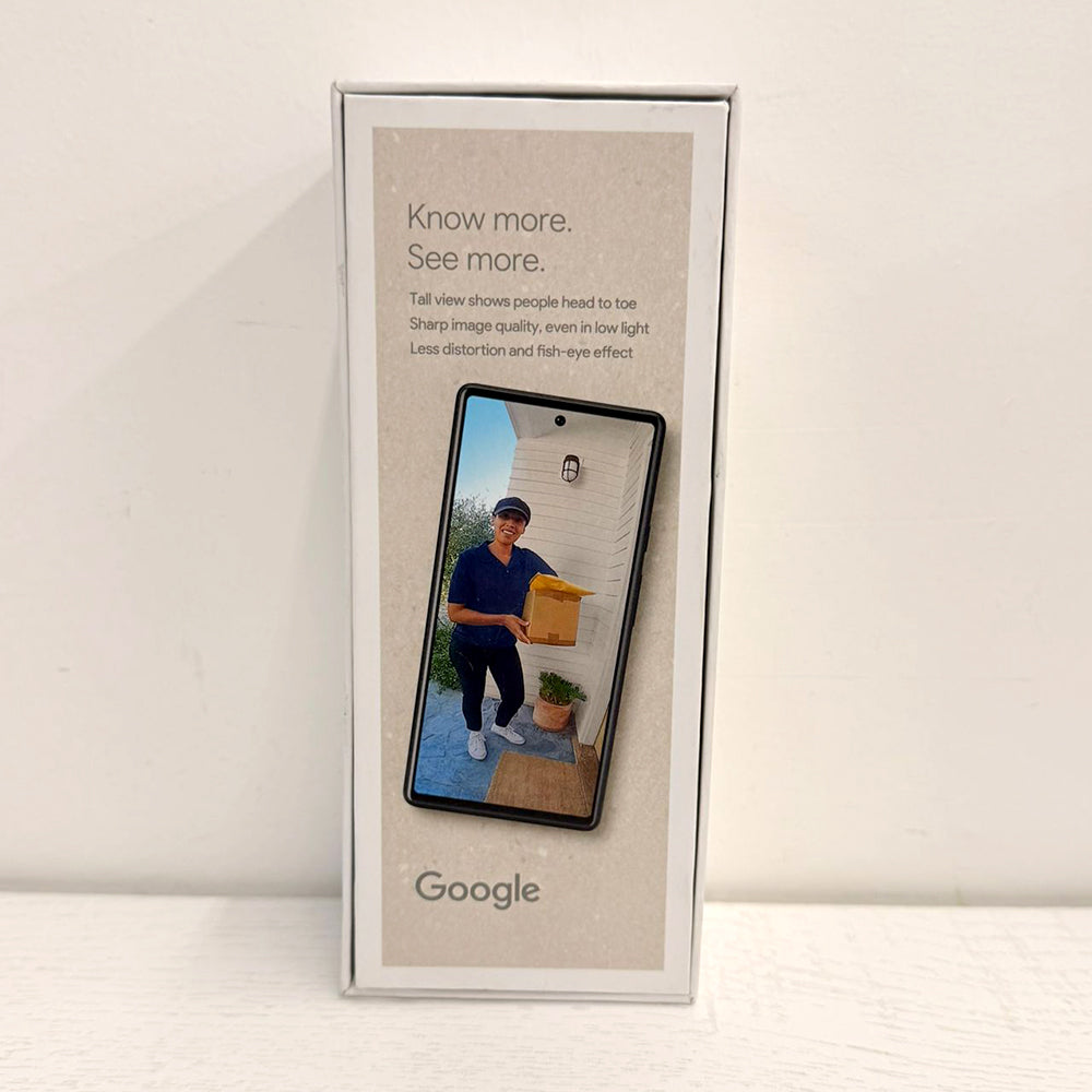 Google Nest Doorbell (Wired, 2nd Gen) – Video Doorbell Camera – Snow (Open Box)