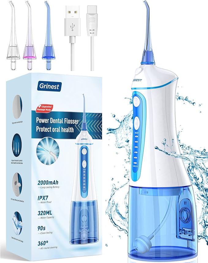 Grinest Cordless Water Dental Flosser