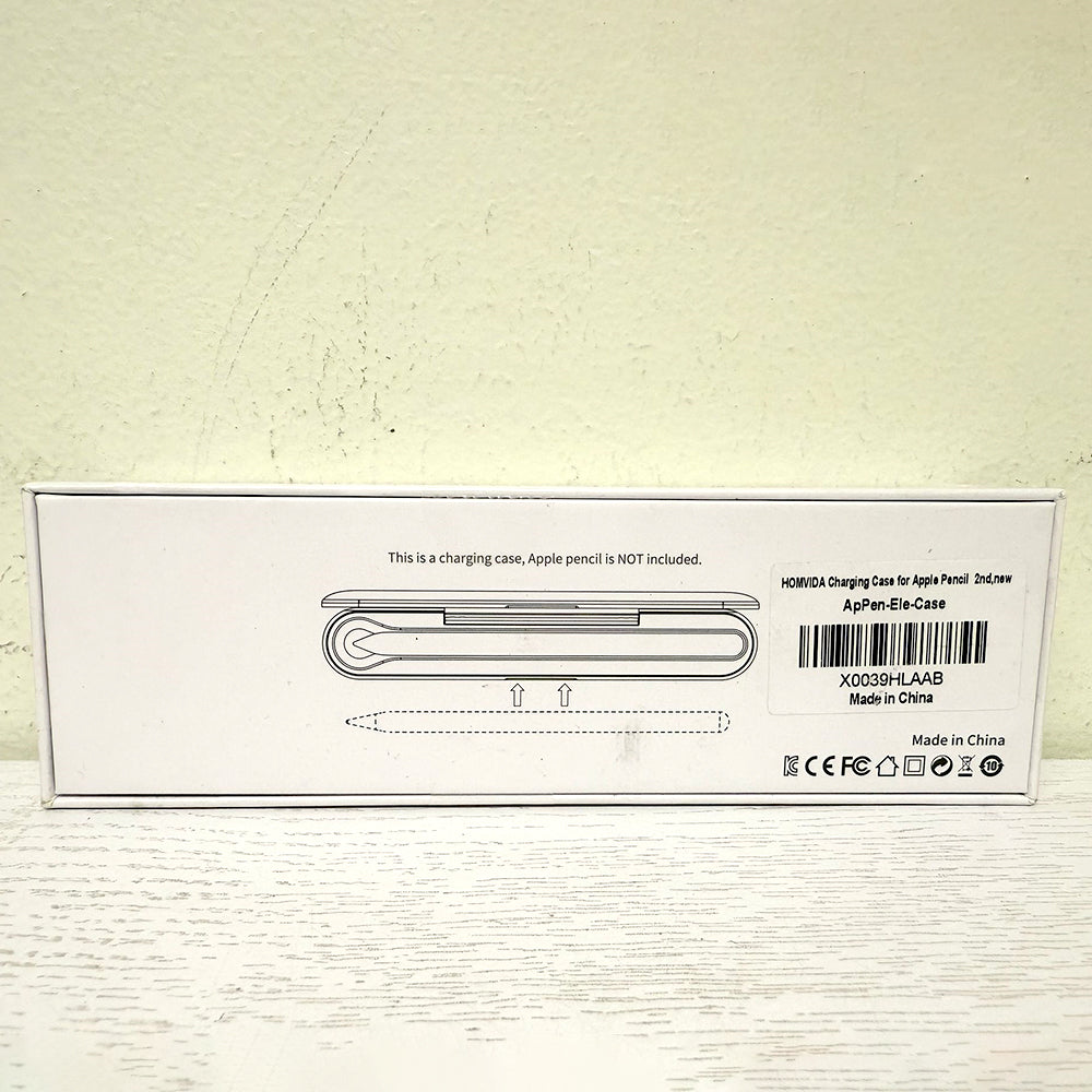 HOMVIDA Magnetic Charging Case for Apple Pencil 2nd Generation – Portable with LED Indicator (Brand new)