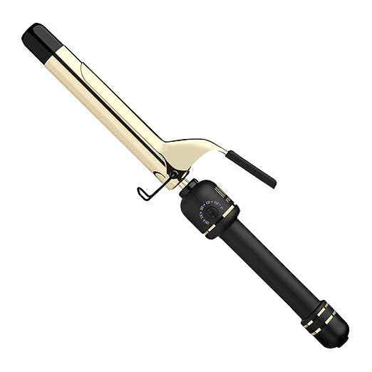 HOT TOOLS New and Improved 24K Gold Professional 1" Extended Barrel Curling Iron