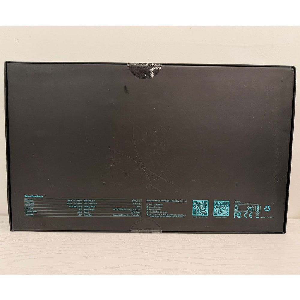 Huion Kamvas Pro 13 Graphics Tablet Display – AG Glass, Full Lamination, 8192 Pen Pressure (Brand New)