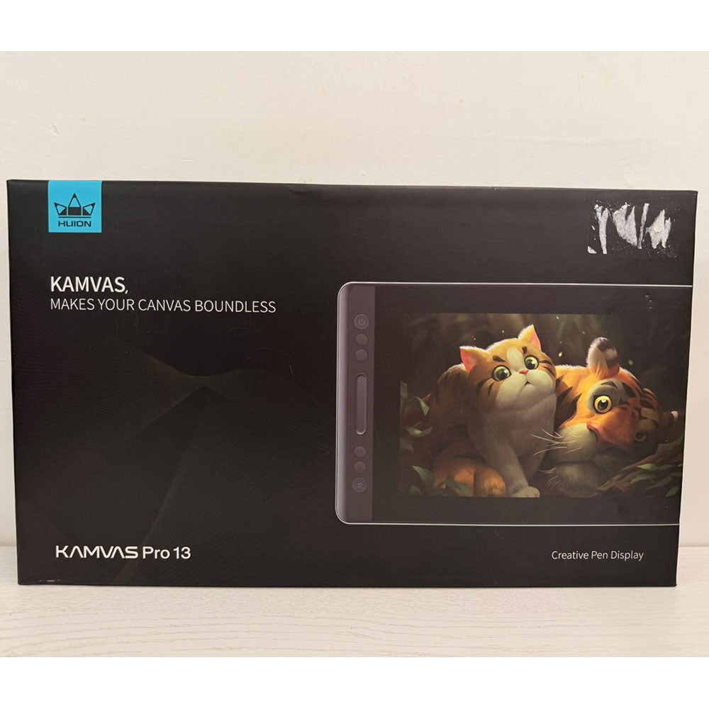 Huion Kamvas Pro 13 Graphics Tablet Display – AG Glass, Full Lamination, 8192 Pen Pressure (Brand New)
