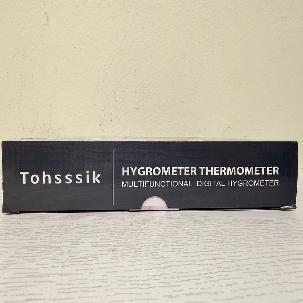 Tohsssik Weather Station – Indoor/Outdoor Thermometer & Hygrometer with Barometer, Wireless Sensor, and Adjustable Backlight – Brand New