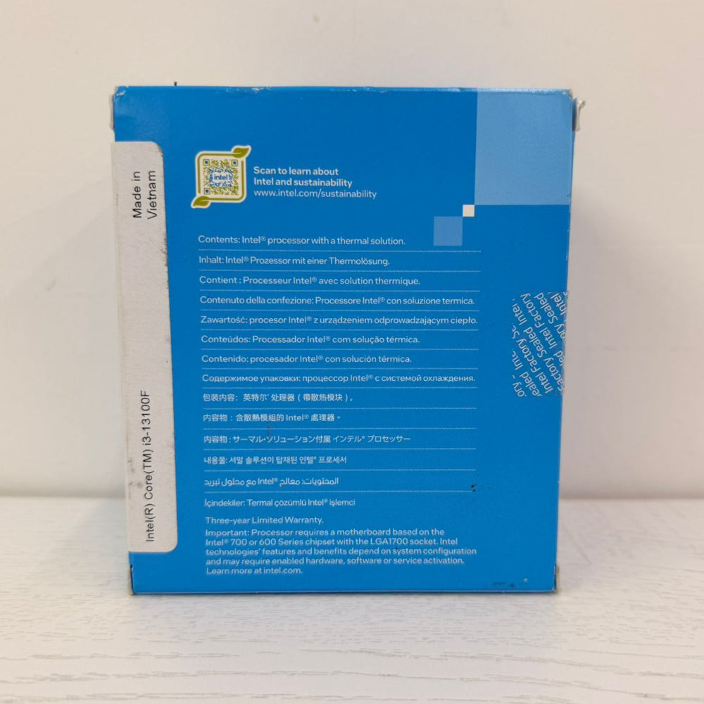 Intel Core i3-13100F Desktop Processor – 13th Gen, LGA1700, 4.5GHz Max – Brand New