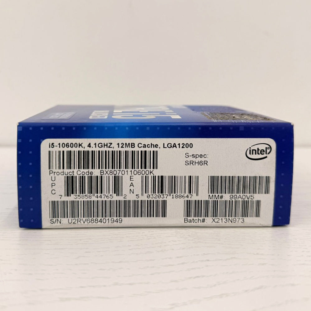 Intel Core i5-10600K Desktop Processor – 10th Gen, Unlocked, LGA1200 – Brand New