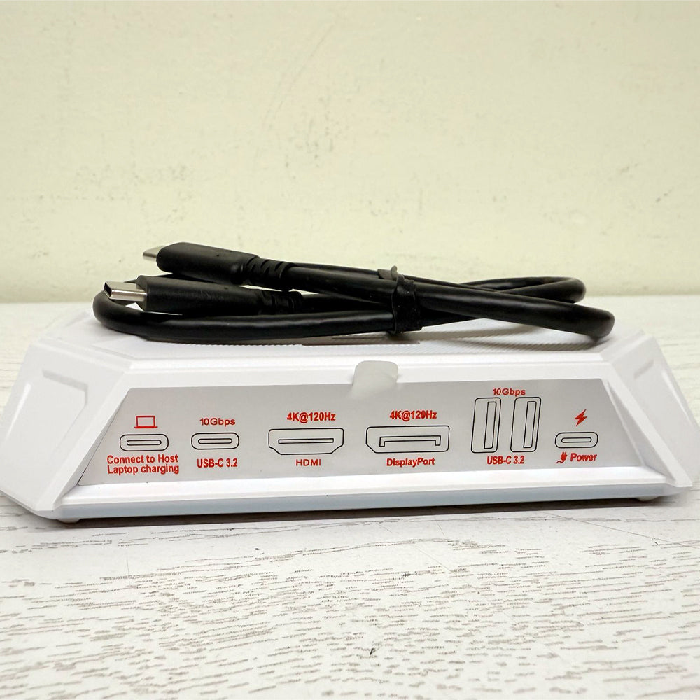 JSAUX 12-in-1 RGB Docking Station – High-Speed Data Transfer & 4K Output - Brand New(Open Box)