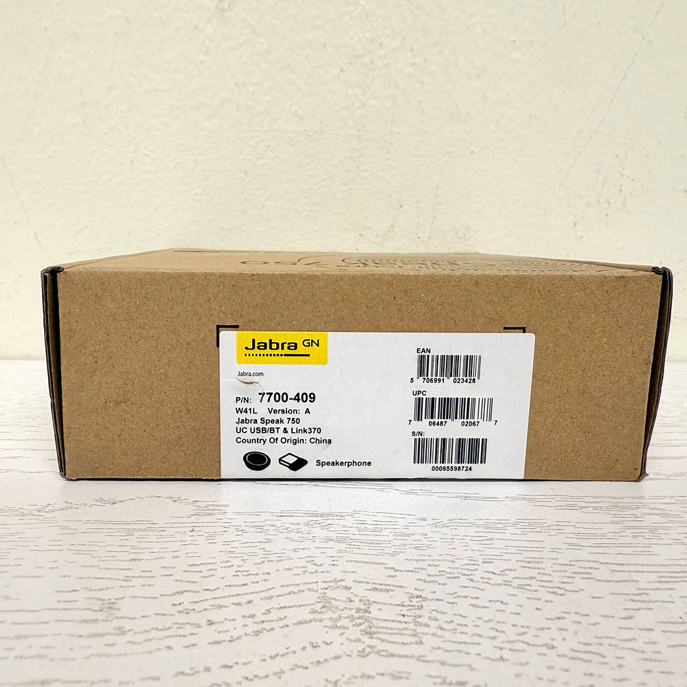 Jabra Speak 750 UC Wireless Bluetooth Speaker – Portable Conference Speakerphone for Softphones & Mobile Devices (Lightly Used)