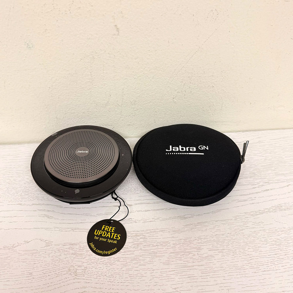 Jabra Speak 750 UC Wireless Bluetooth Speaker – Portable Conference Speakerphone for Softphones & Mobile Devices (Lightly Used)