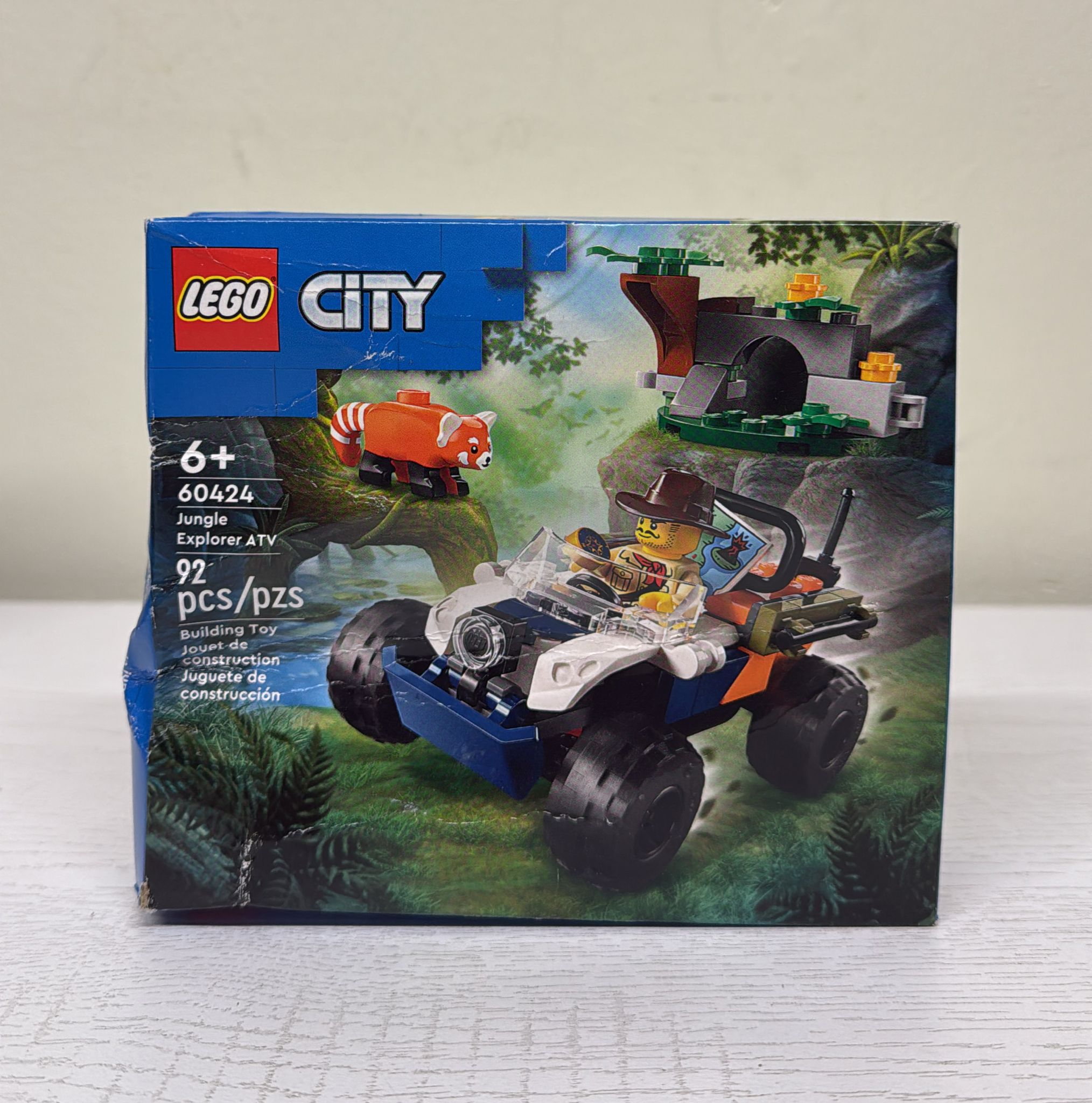 LEGO City Jungle Explorer ATV Red Panda Mission Car Toy 60424