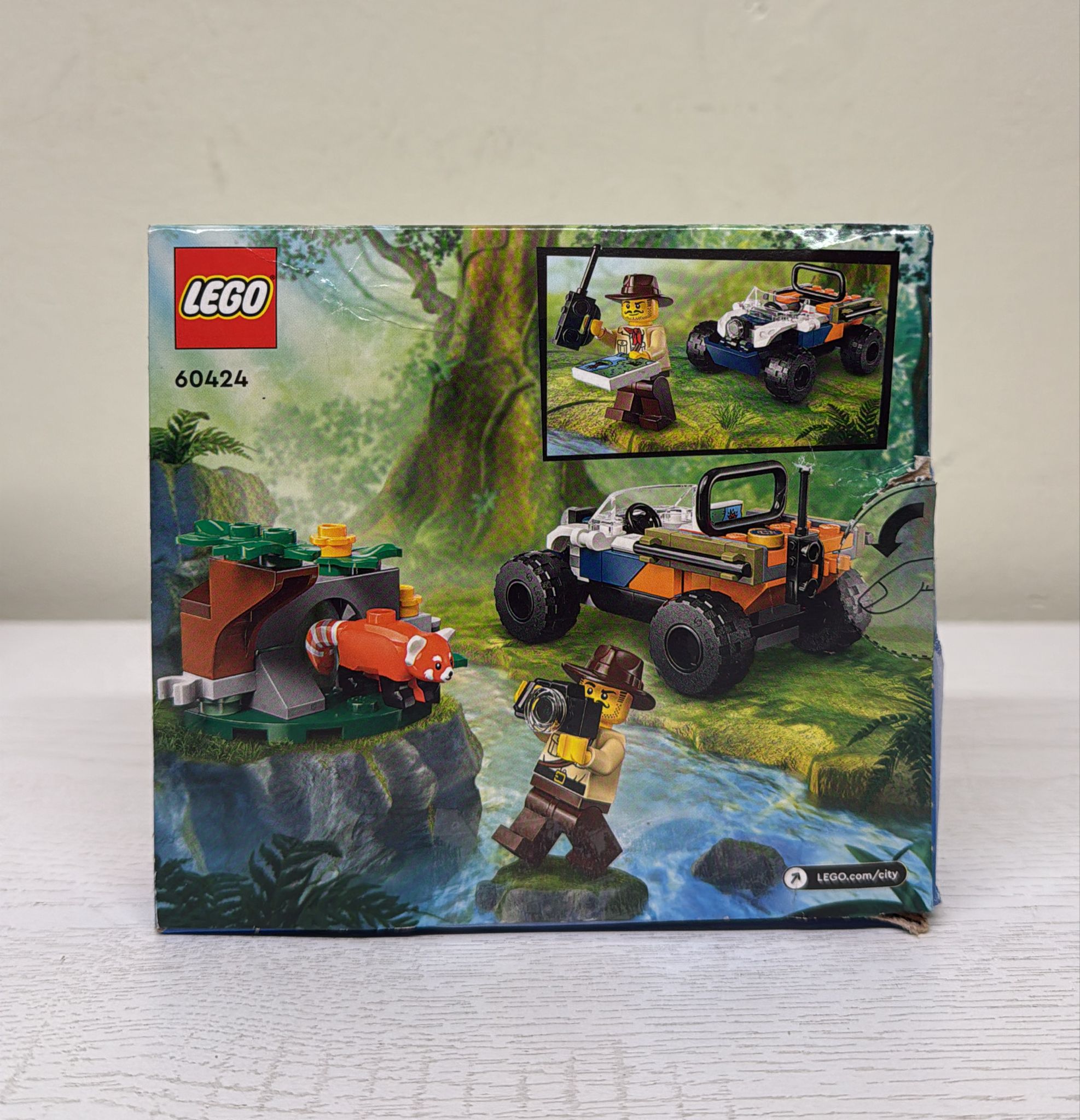 LEGO City Jungle Explorer ATV Red Panda Mission Car Toy 60424