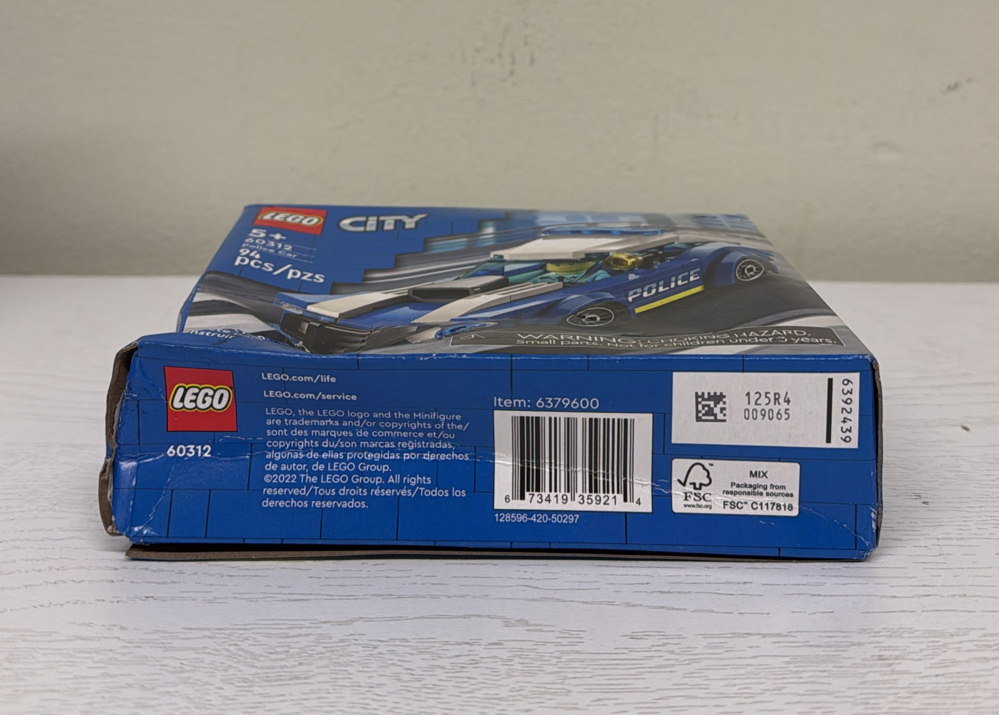 LEGO City Police Car Toy Set (60312)