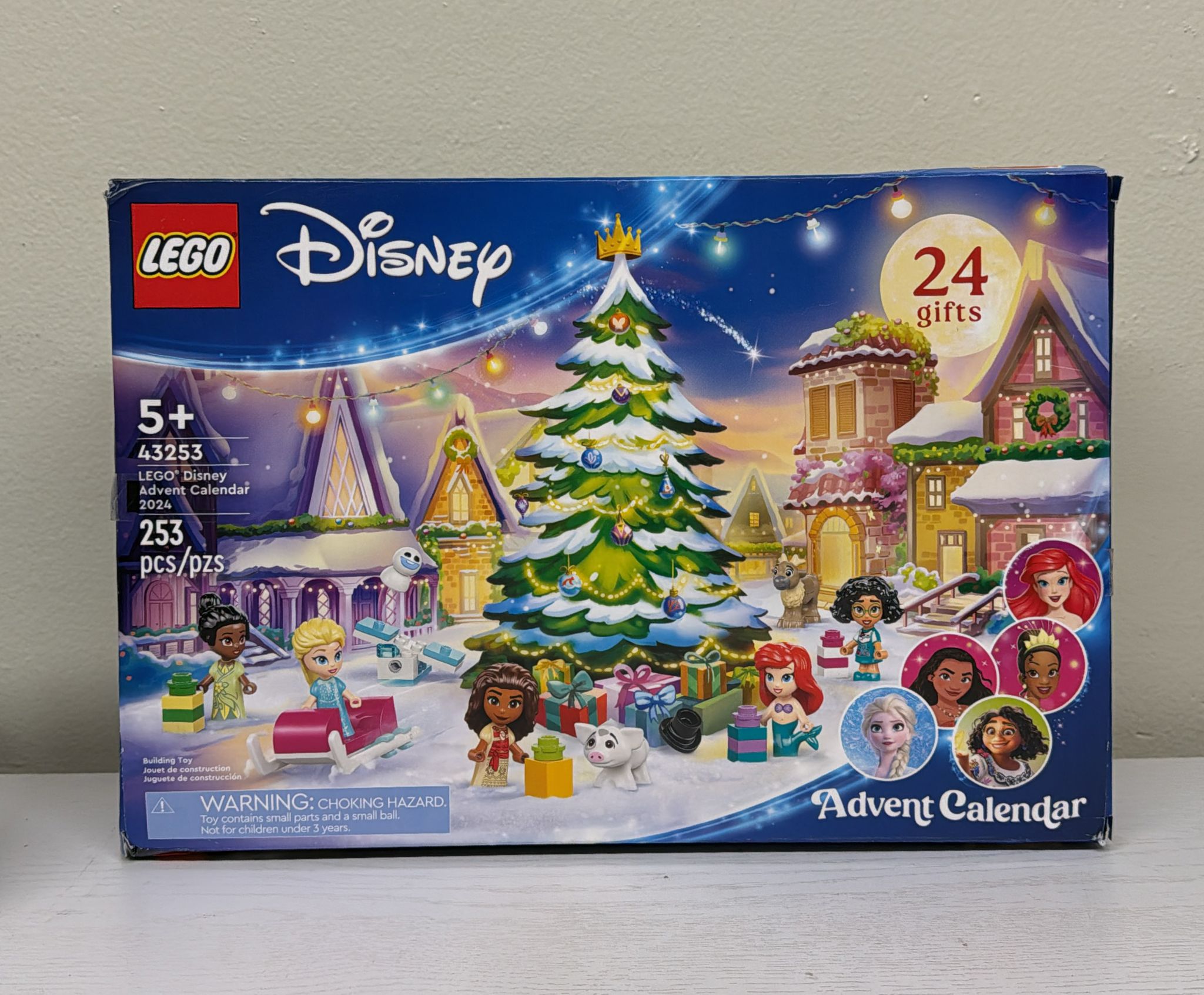 LEGO Disney Advent Calendar 2024 Buildable Christmas Toy 43253