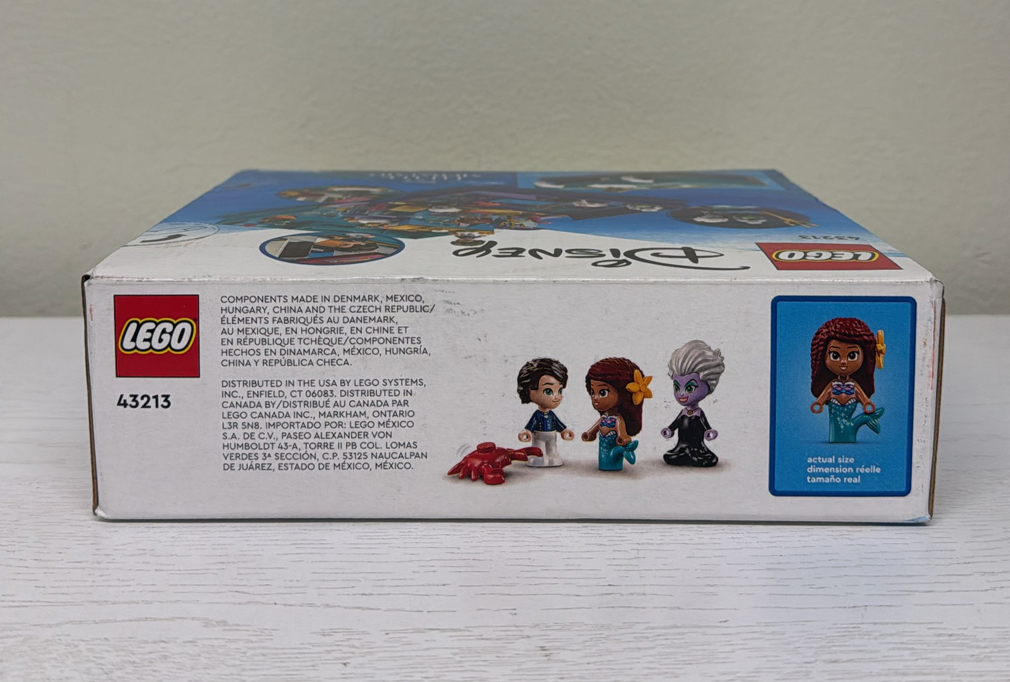 LEGO Disney The Little Mermaid Story Book Building Toy with Micro-Dolls (43213)